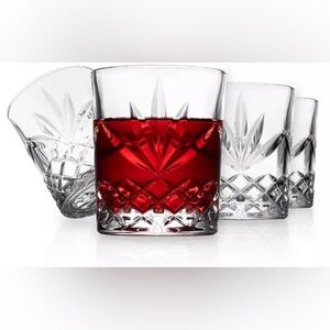 Godinger Shannon Double Old-Fashioned Glasses, Set of 4
